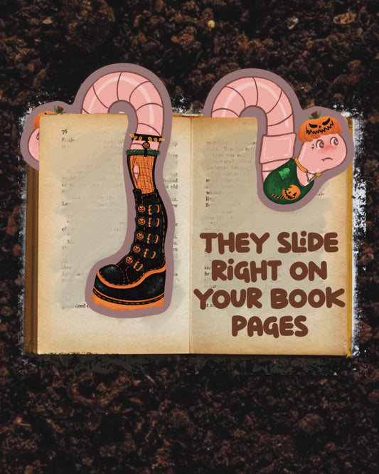 PUMPKIN BOOKWORMS