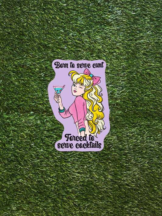 SERVING COCKTAILS