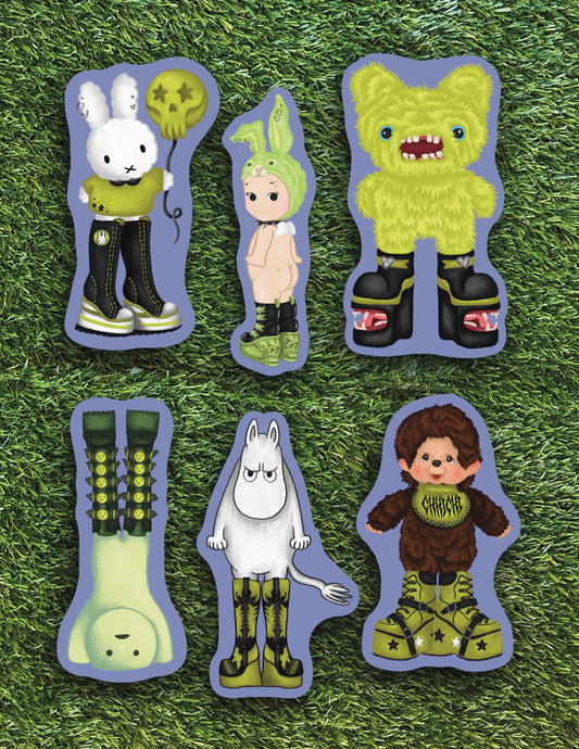 TRINKETS IN BIG BOOTS STICKER PACK