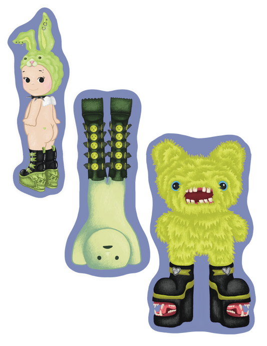 TRINKETS IN BIG BOOTS STICKER PACK