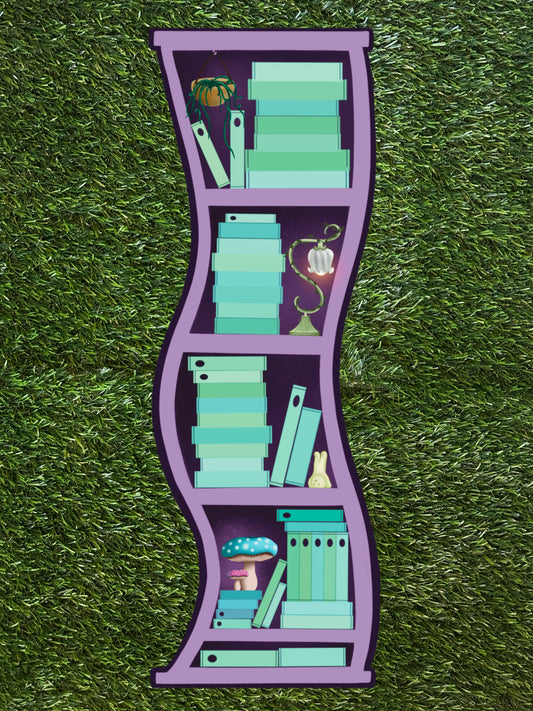 WAVY WHIMSY BOOKTRACKER BOOKMARK