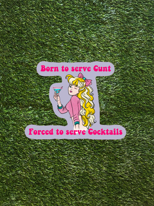 SERVING COCKTAILS