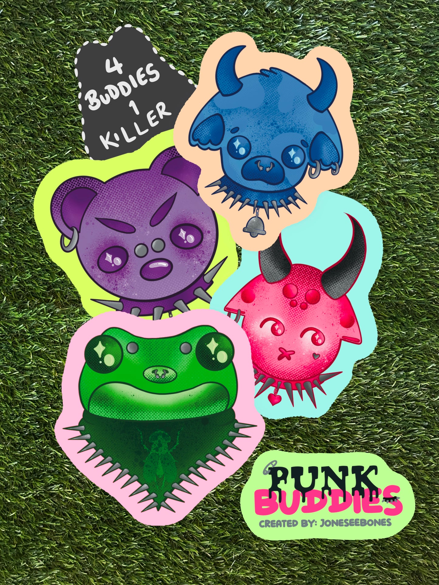 PUNK BUDDIES STICKER PACK
