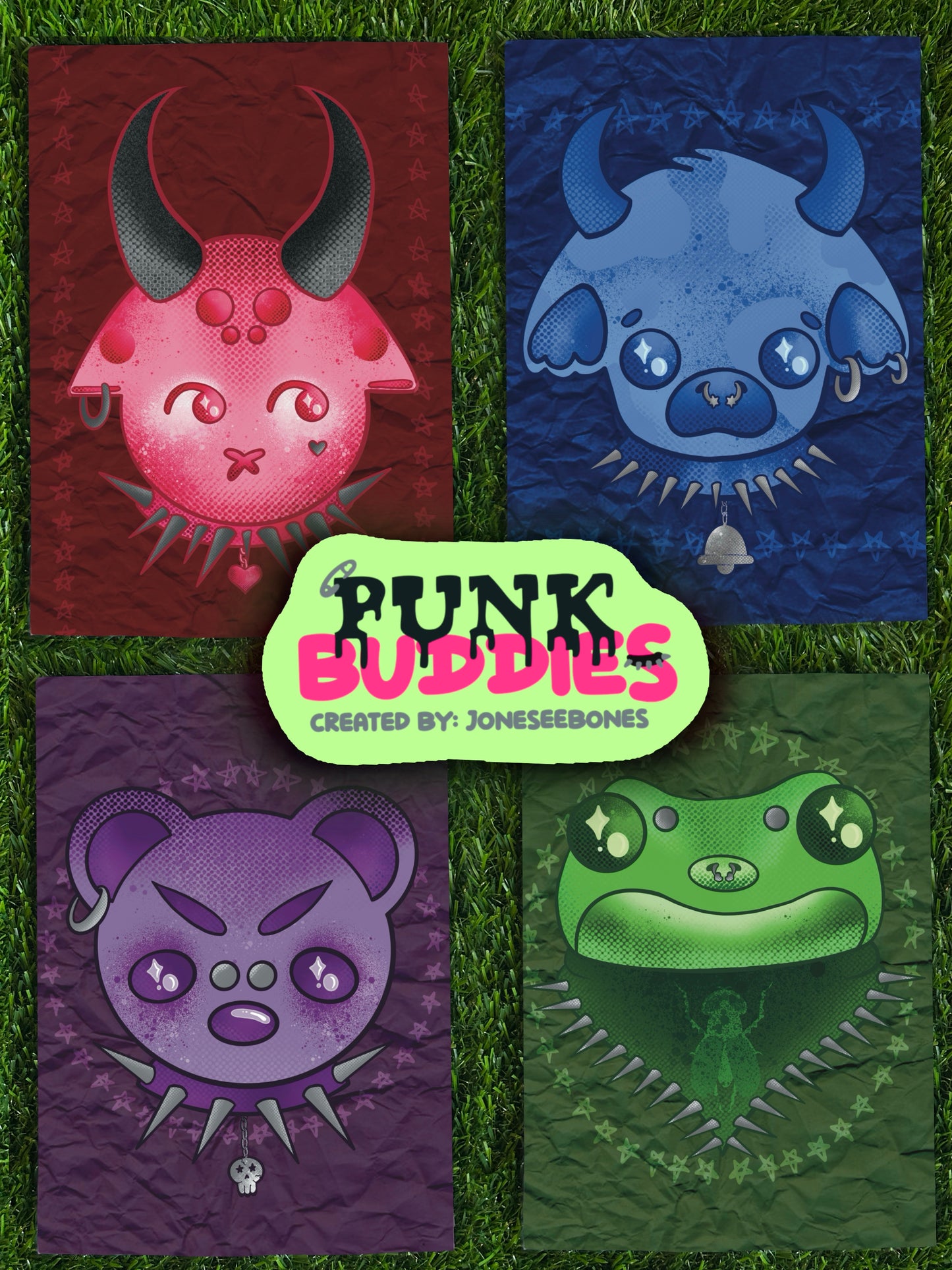 PUNK BUDDIES MYSTERY PRINTS