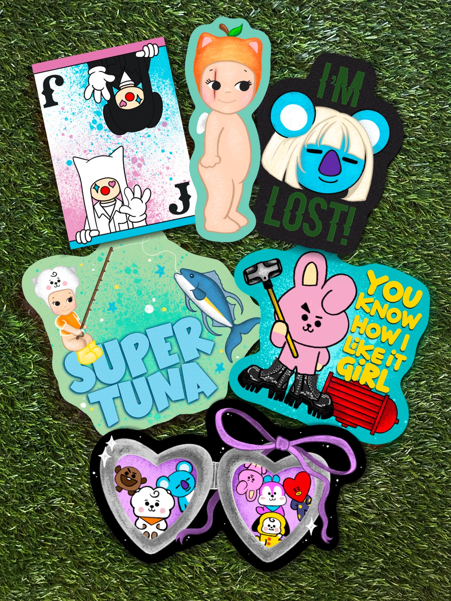 BTS SOLO Inspired Stickers!