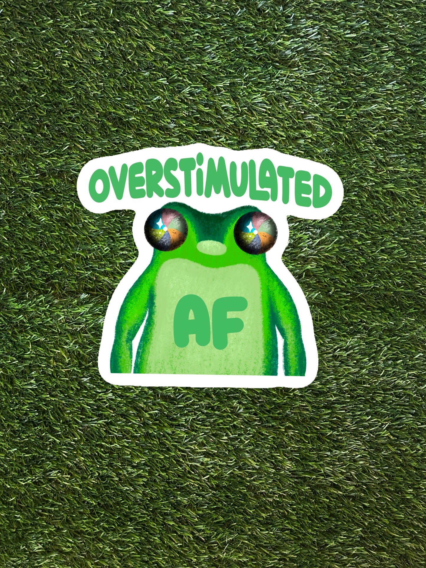 FRANKEE FROG STICKER PACK